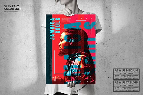 Jamaica Souls - Big Music Poster Design