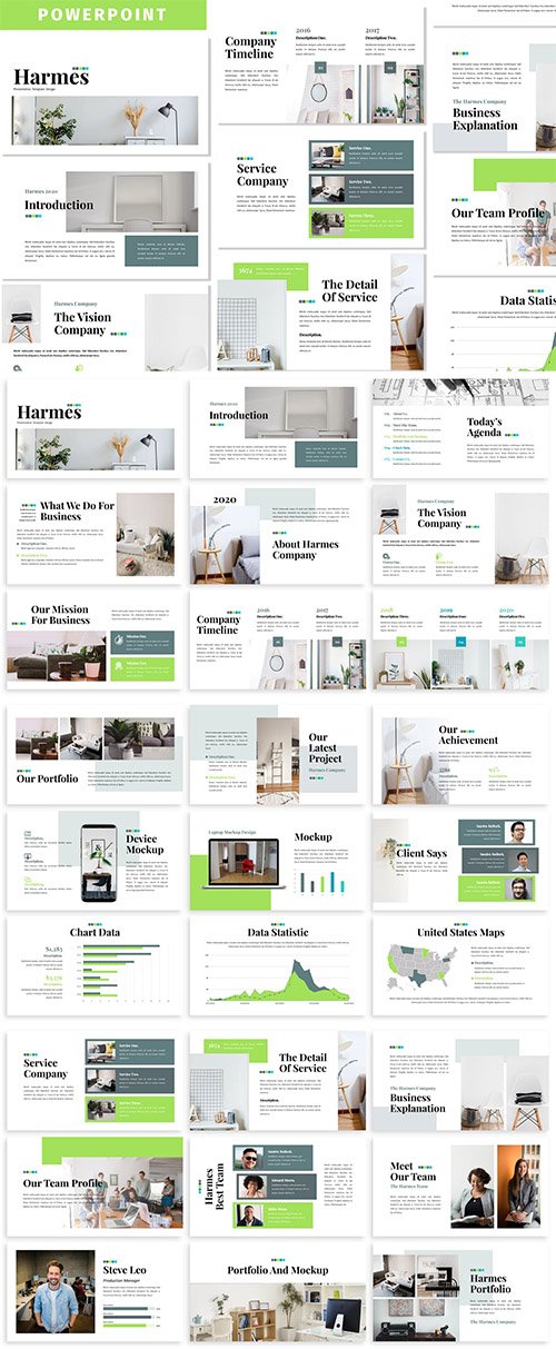 Harmes - Business Powerpoint Template